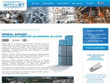 Tablet Screenshot of affimet.fr